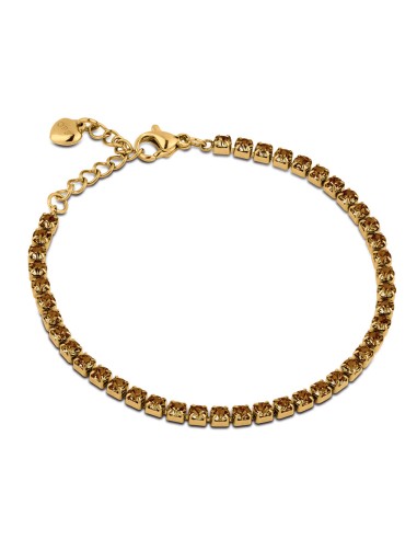 OPS GLIMMER bracciale tennis 2,5mm oro giallo oro